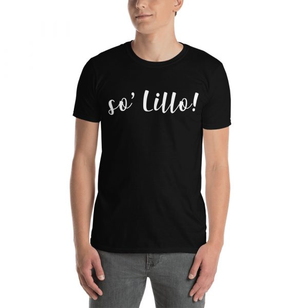 Maglietta unisex "so' Lillo" - Scritta bianca - immagine 2