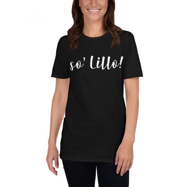 Maglietta unisex "so' Lillo" - Scritta bianca - immagine 3